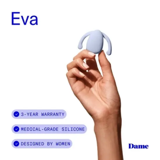 Dame Eva Waterproof and Rechargeable Couples Vibrator image {3}