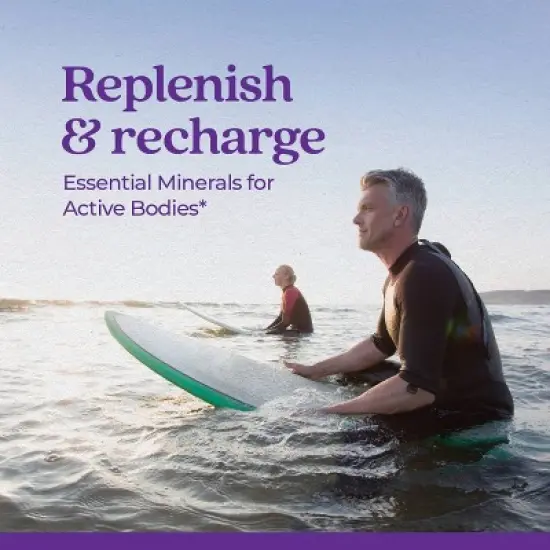 New Chapter Magnesium + Selenium & Zinc with Muscle Support Minerals + Hydrating Electrolytes, 325 mg with Magnesium Glycinate Tablets - 30ct image {2}