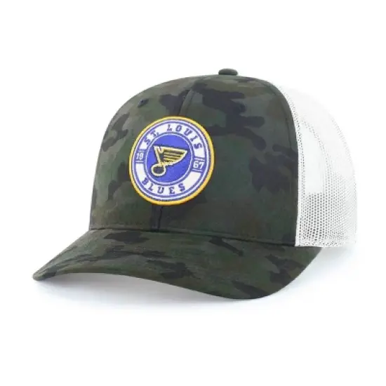 NHL St. Louis Blues Camo Castle Strap Hat image {2}