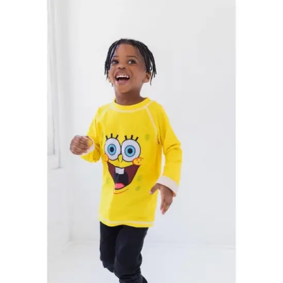 SpongeBob SquarePants Rash Guard Swim Shirt Toddler to Big Kid  image {2}