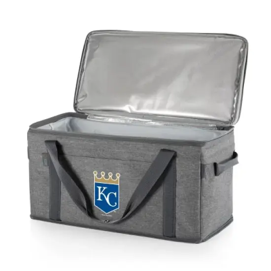 MLB Kansas City Royals 64 Can Collapsible Cooler - Heathered Gray image {1}