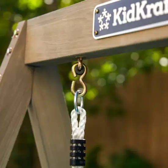 KidKraft My First Wooden Swing Set image {8}