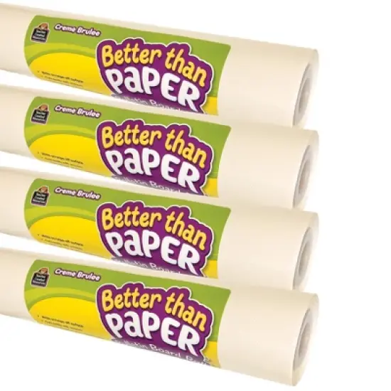 Teacher Created Resources&reg; Better Than Paper&reg; Bulletin Board Roll, Creme Brulee, 4-Pack image {3}