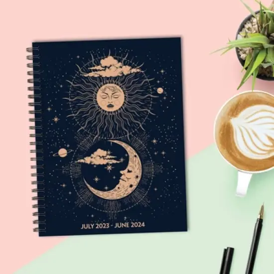 Willow Creek Press 2023-24 Academic Weekly Planner 6.5"x8.5" Softcover Celestial Soul image {5}