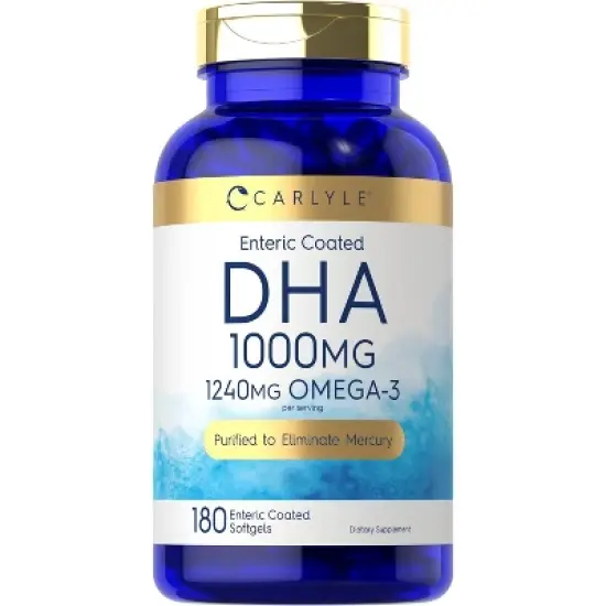 Carlyle DHA Supplement 1000 mg | 180 Softgels image {3}