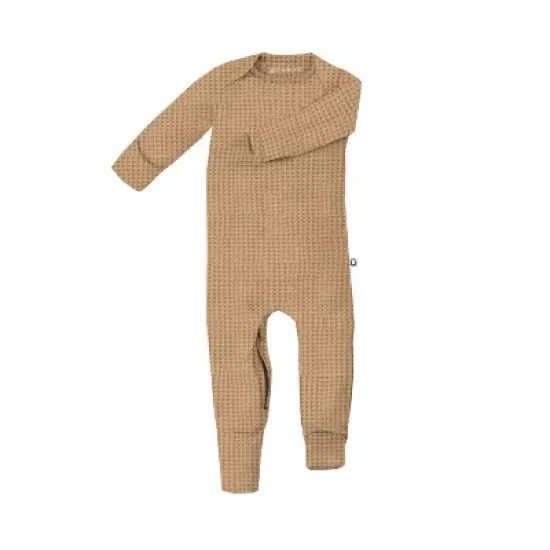 g&uuml;nam&uuml;na&reg; Baby Waffle Sleeper Pajama with DIAPER-ZiP&reg; image {3}