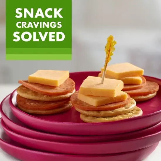 Hormel Gatherings Pepperoni, Cheddar Cheese & Crackers Charcuterie Snack Tray - 14oz image {8}