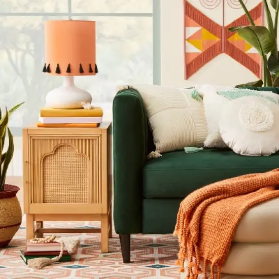 24" x 24" Oversized Woven Butterfly Decorative Wall Sculpture Brown - Opalhouse&trade; designed with Jungalow&trade; image {1}