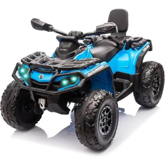 12V Kids ATV 4 Wheeler, Ride On Toy Car, Electric ATV Vehicles, 2 Seater, 2 Speeds,Spring Suspension,Ideal Gift to Kids Boys Girls 3+ image {7}