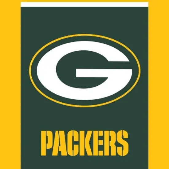 Briarwood Lane Green Bay Packers Garden Flag NFL Licensed 18" x 12.5" image {4}