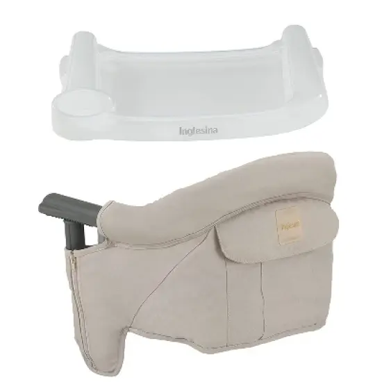 Inglesina - Fast Table Chair with Fast Tray: Hook On Portable High Chair for Babies and Toddlers - Includes Snap On Tray, Navy image {9}