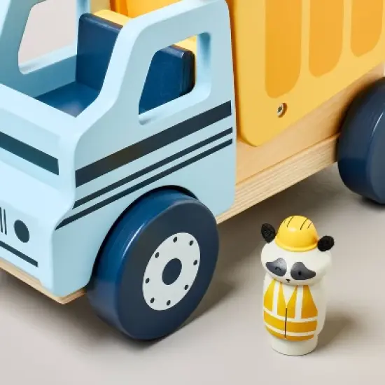 Toy Construction Truck with Raccoon Peg Pal - Hearth & Hand&trade; with Magnolia image {2}
