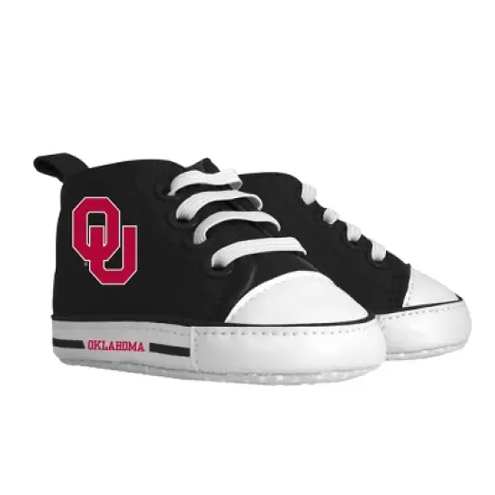 Baby Fanatic 2 Piece Bid and Shoes - NCAA Oklahoma Sooners - White Unisex Infant Apparel image {1}