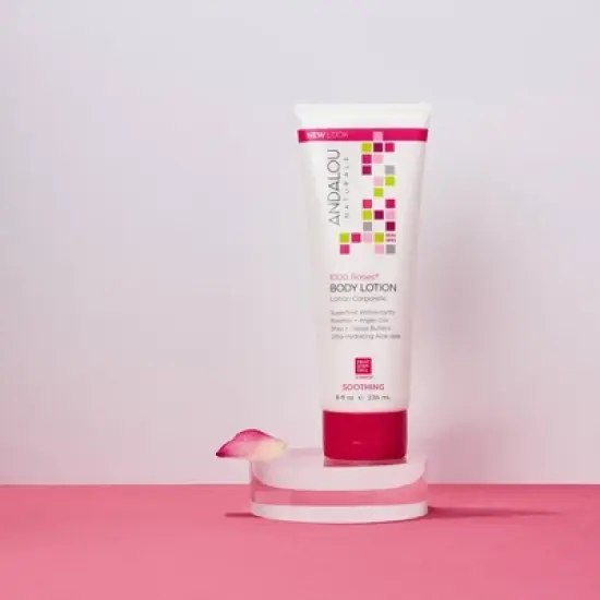 Andalou Naturals 1000 Roses Soothing Body Lotion - 8 Oz image {2}