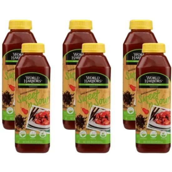 World Harbor Maui Mountain Hawaiian Style Sweet and Sour Sauce - Case of 6/16 fz image {5}