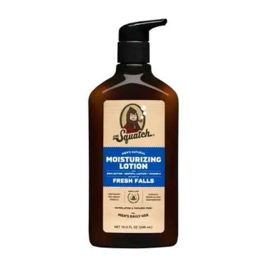 DR. SQUATCH Men's Natural Hand Lotion - Fresh Falls - 10 fl oz image {8}