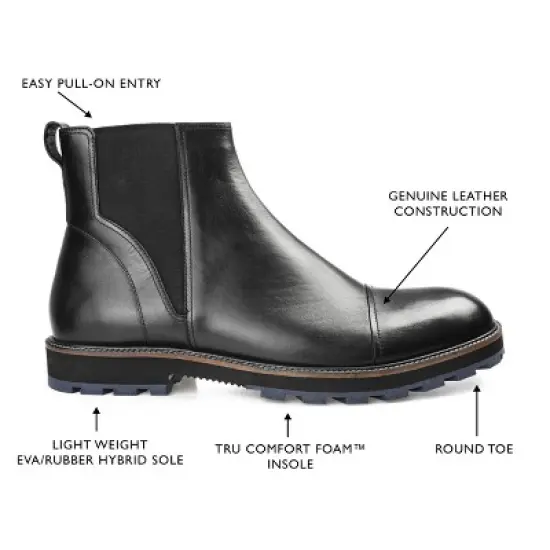 Thomas & Vine Jaylon Cap Toe Chelsea Boot image {7}