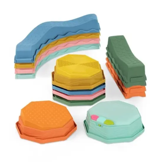 B. toys Balance Beams - Balance & Groove Set Balance Board image {9}