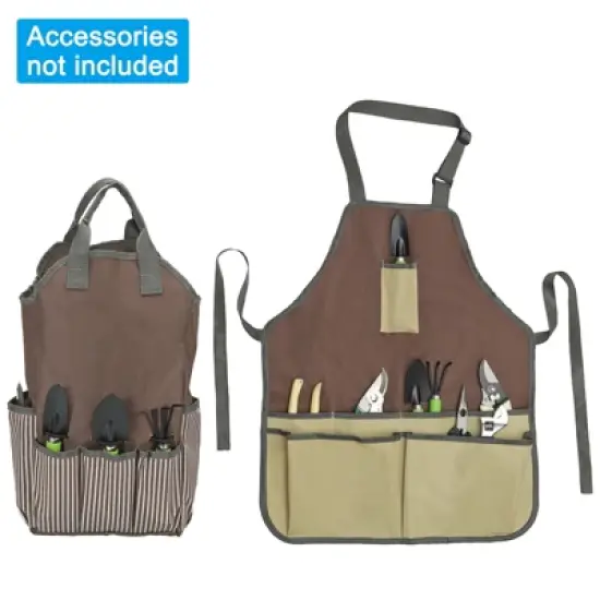 Unique Bargains Oxford Cloth Multi-Purpose Garden Tool Bag with Apron 1 Set image {3}