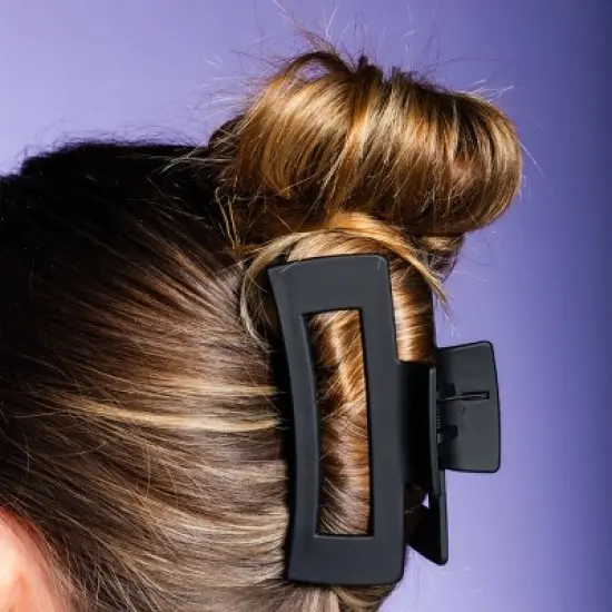 Gimme Beauty Rectangle Claw Clip - Black/Tortoise - 2pc image {3}