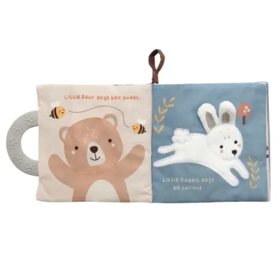 Lambs & Ivy Woodland/Forest Developmental Soft Book & Bear Plush Toy Gift Set image {6}