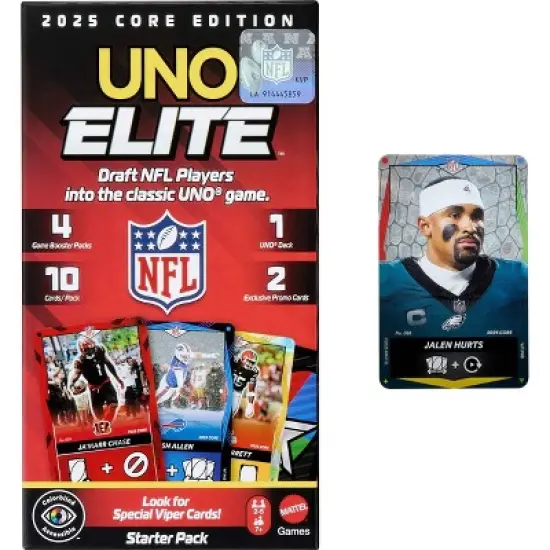 Mattel Uno Elite NFL Core Starter Pack Card Game image {8}