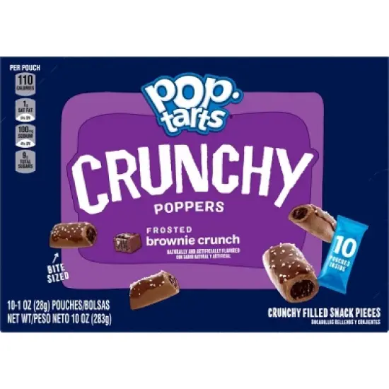 Pop-Tarts Crunchy Poppers Frosted Brownie Crunch - 10ct / 10oz image {10}