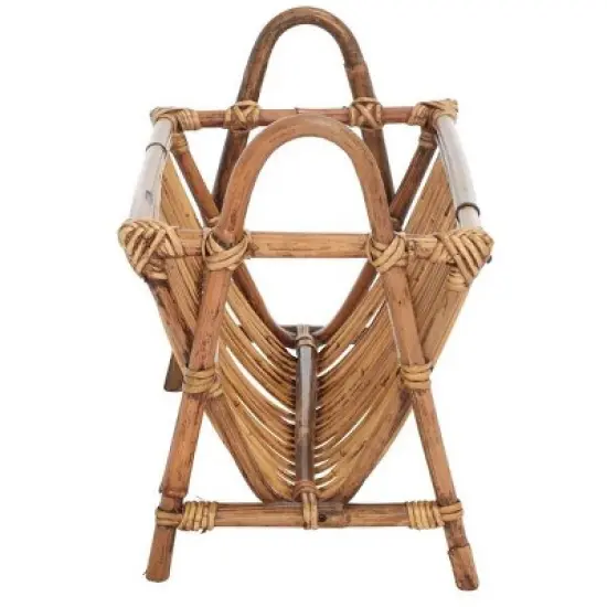 Jove Newspaper Rack - Natural - Safavieh image {3}