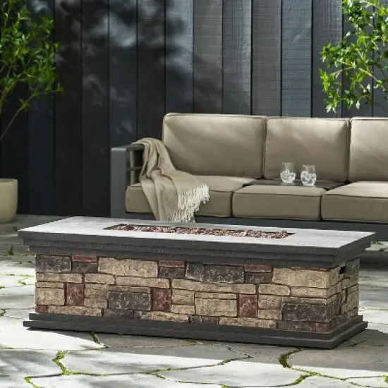 RECTANGLE MGO FIRE PIT - 50 000 BTU image {4}