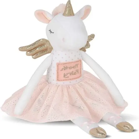 Bearington Twinkles Soft Plush Unicorn Tooth Fairy Doll, 14 Inches image {1}
