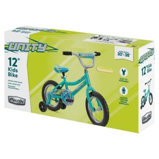 Pacific Unisex Unity 12" Kids' Bike - Teal Blue image {6}