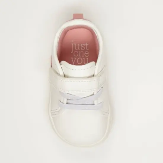 Carter's Just One You&reg;️ Baby Girls' Emily First Walk Sneakers - White image {2}