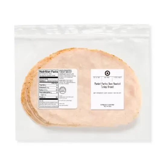 Oven Roasted Turkey Breast Deli Fresh Sliced - price per lb - Market Pantry&trade; image {3}