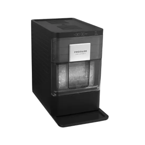 Frigidaire Nugget Ice Maker - Black: Countertop Ice Machine, 44 lbs Daily Production, 3 lbs Storage, Includes Scoop image {2}