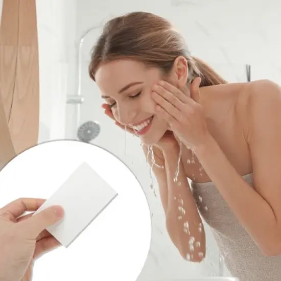 Unique Bargains Rectangle Compressed Facial Sponge 5 Pcs image {4}