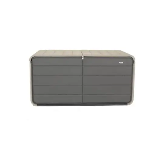 Gulches 200 Gallon Plastic Deck Box, Gray, Large Patio Storage with Lock, Wheels & Waterproof Lid for Outdoor Cushions Garden Pool Supplies image {11}