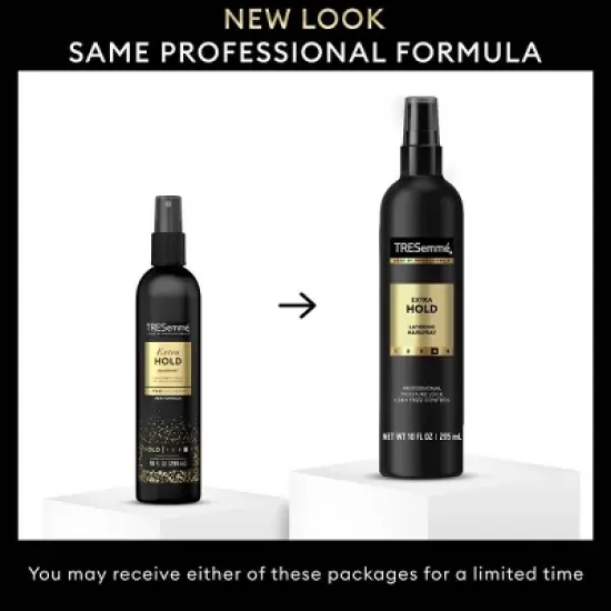 Tresemme Extra Hold Hairspray for 24-Hour Frizz Control image {3}