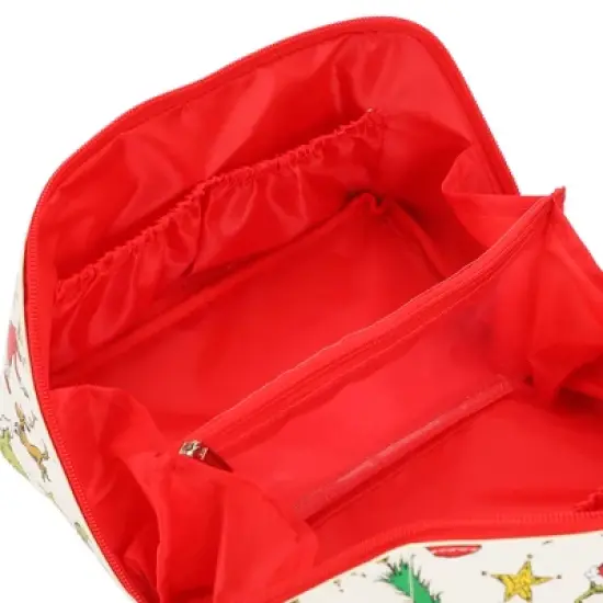 The Grinch Holiday All-Over Print Women's Novelty Cosmetic Bag image {5}