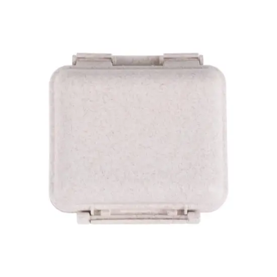 Unique Bargains 6 Grids Independent Double Layer Pill Case 1Pc image {7}