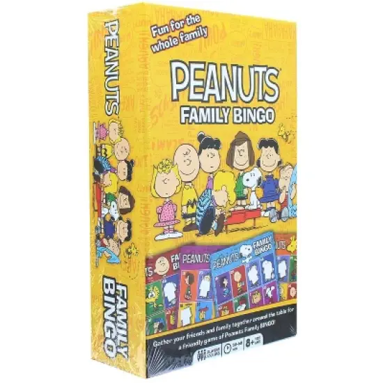 Aquarius Puzzles Peanuts Family Bingo Game image {1}