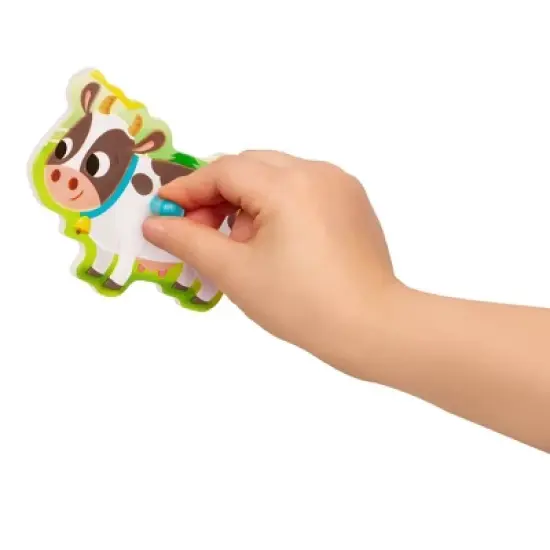 B. toys - Peg Puzzles Peek & Explore - Farm Animals & Barnyard - 2pk - 18pc image {4}