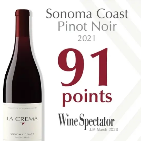 La Crema Sonoma Coast Pinot Noir Red Wine - 750ml Bottle image {6}