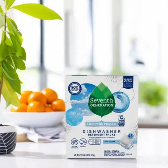 Seventh Generation Free & Clear Natural Dishwasher Detergent Packs image {2}
