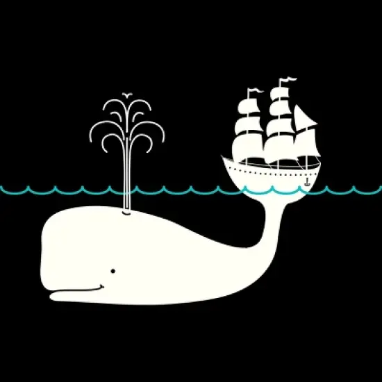 Men's Design By Humans Moby By kellabell9 Tank Top image {1}