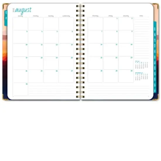 Global Printed Products Hardcover AY 2025-2026 Fashion Planner - 8.5"x11" (Mountain Majesty) image {2}