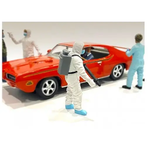 Hazmat Crew Figurine I for 1/18 Scale Models by American Diorama image {2}