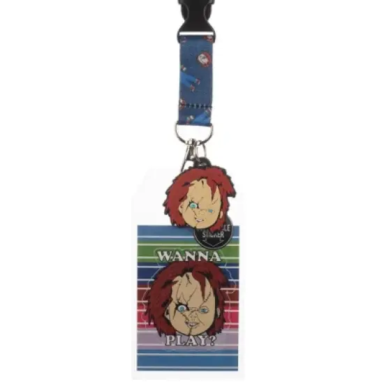 Chucky Horror Movie Lanyard and Charm Accessory image {1}