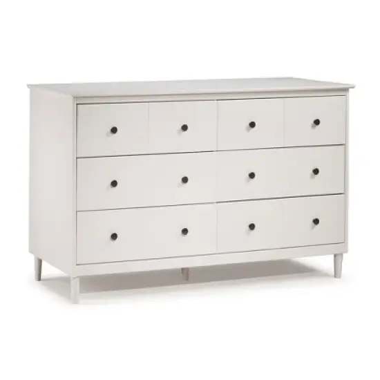 Stiva Classic Mid-Century Modern Horizontal 6 Drawer Dresser - Saracina Home image {19}