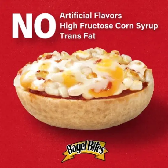 Bagel Bites Three Cheese Mini Pizza Bagel Frozen Snacks - 7oz/9ct image {4}