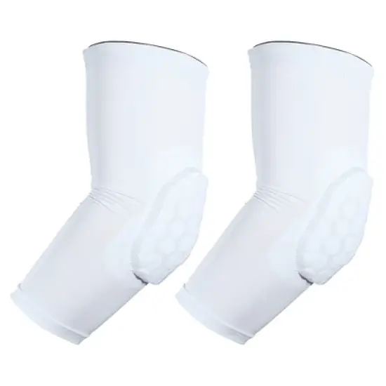 Unique Bargains Women Men Compression Support Joint Elbow Pad Sleeve Elbow Brace 2Pcs image {3}